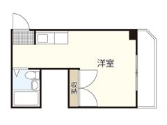 コーポ堺町の間取り画像