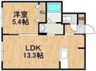 Lien KitahiroshimaⅠの間取り画像