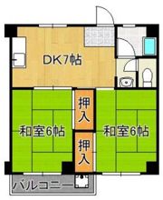 ウェステリア小倉の間取り画像