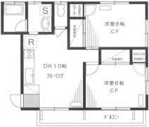 コーポさつきⅡの間取り画像