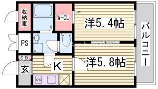 クレール久保の間取り画像