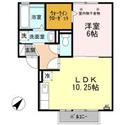 プレジオ高松 Bの間取り画像