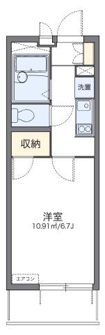 レオパレスエスポワール新宿町の間取り画像