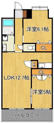 リード大手町の間取り画像