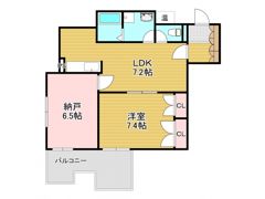 GALA小倉の間取り画像