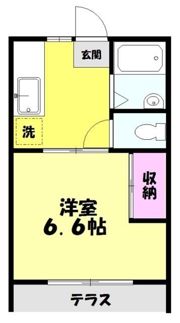スカイコーポの間取り画像