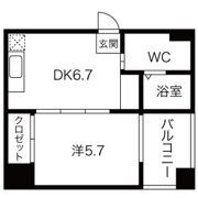 ZERO千代崎の間取り画像