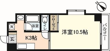 シャルマンヴィル新宮の間取り画像