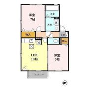 アローズ Bの間取り画像