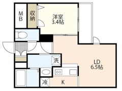 月光南観音弐番館の間取り画像