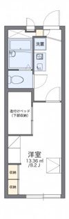 レオパレスマニエの間取り画像
