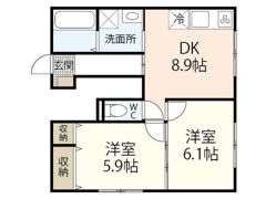 ユアメゾン温品の間取り画像