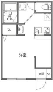 三軒茶屋戸建の間取り画像