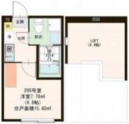 シャンペル三園の間取り画像