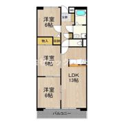 フェルザ住道(旧)パルティール田中の間取り画像