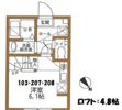 ハーミットクラブハウスマックーノの間取り画像
