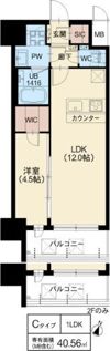 スプランディッド新大阪Ⅵの間取り画像