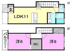 カーサ土居田の間取り画像