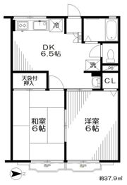 シティハイムM＆Iの間取り画像