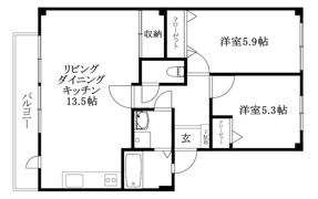 フォブール高岡の間取り画像