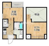 MODERN PALAZZO福田町B棟の間取り画像