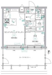 レアライズ新小岩の間取り画像