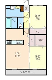 ガーデンヒルズ城南10の間取り画像