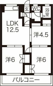 プリミエール平和ヶ丘の間取り画像