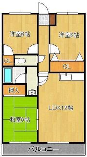 サンローゼ本城の間取り画像