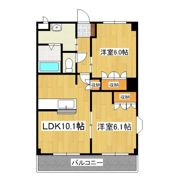 ベルファミーユ1の間取り画像
