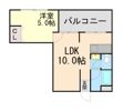 楠マンションの間取り画像