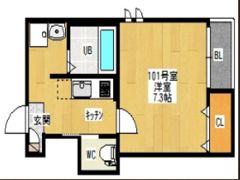 Grandtic Hinata（仮称GR東雲）の間取り画像