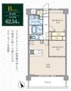 アーバン トレジャー ケヤキの間取り画像
