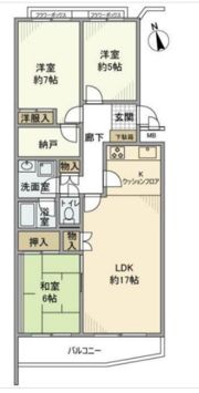 上池台マンションの間取り画像