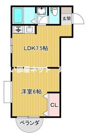 パティオ音羽★ペット可★の間取り画像