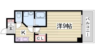 S-RESIDENCE神戸磯上通の間取り画像