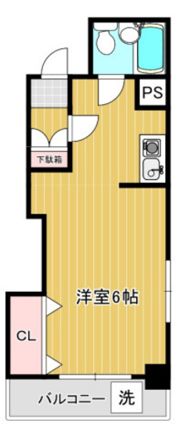コーポ駅前ビルの間取り画像