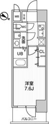 LaDouceur西天満の間取り画像