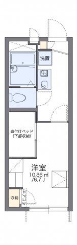 レオパレスアクシスⅡの間取り画像