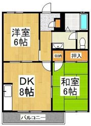 シャモニー小山Cの間取り画像