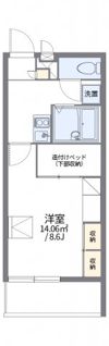 レオパレスサンコート学園前Bの間取り画像