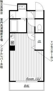 イーストコートの間取り画像