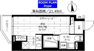 ステージグランデ馬込アジールコートの間取り画像