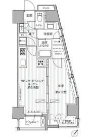 ヒューリックレジデンス駒込の間取り画像
