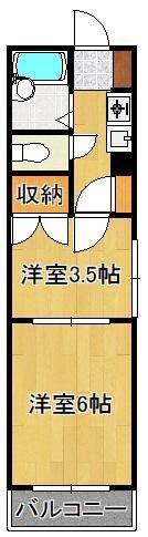 ジョイフル折尾Iの間取り画像