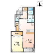 シャイン ヴィレッジ 大木戸 Bの間取り画像