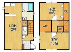 サンラプロ下富野IV C棟の間取り画像