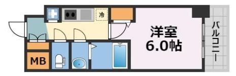 大阪難波Noahの間取り画像