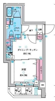 ガリシア旗の台の間取り画像