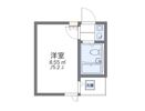 レオパレス中台第2の間取り画像